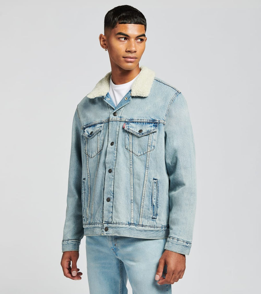 levis sherpa grey