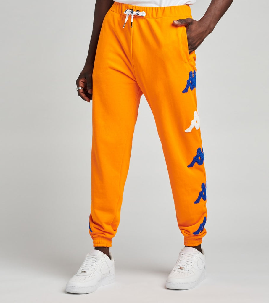 kappa orange track pants