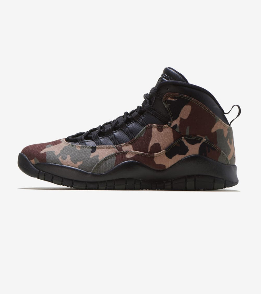 jordan 10 woodland camo shirt