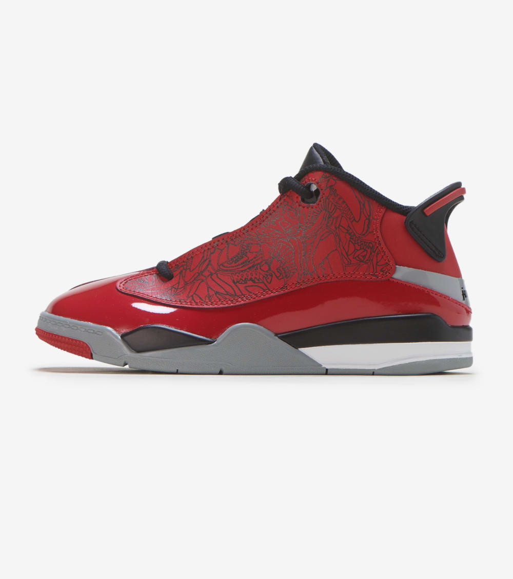 Jordan Dub Zero Shoes in Red/Black/Grey 