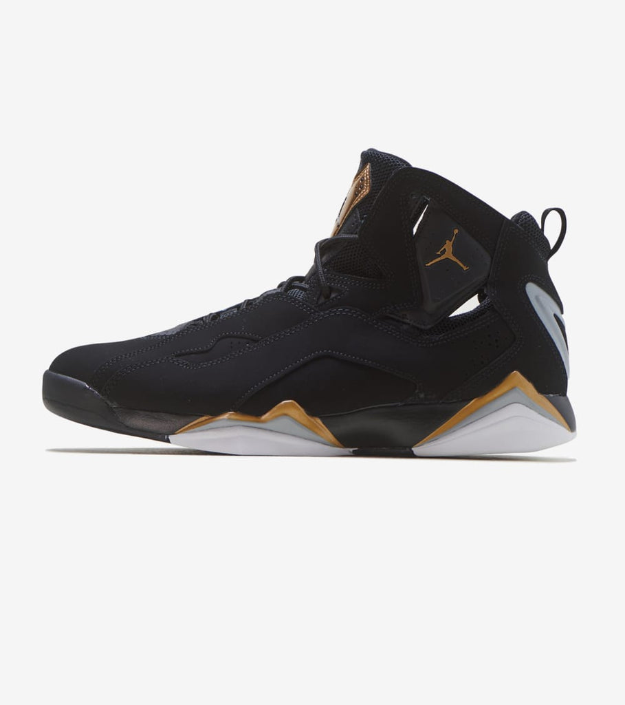 jordan true flight black and gold mens