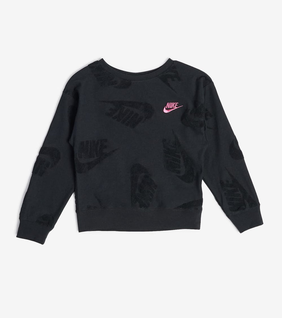 Nike Girls NSW Icon Sweatshirt (Black 