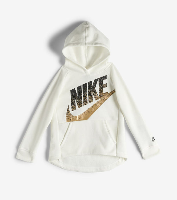 girls white nike hoodie