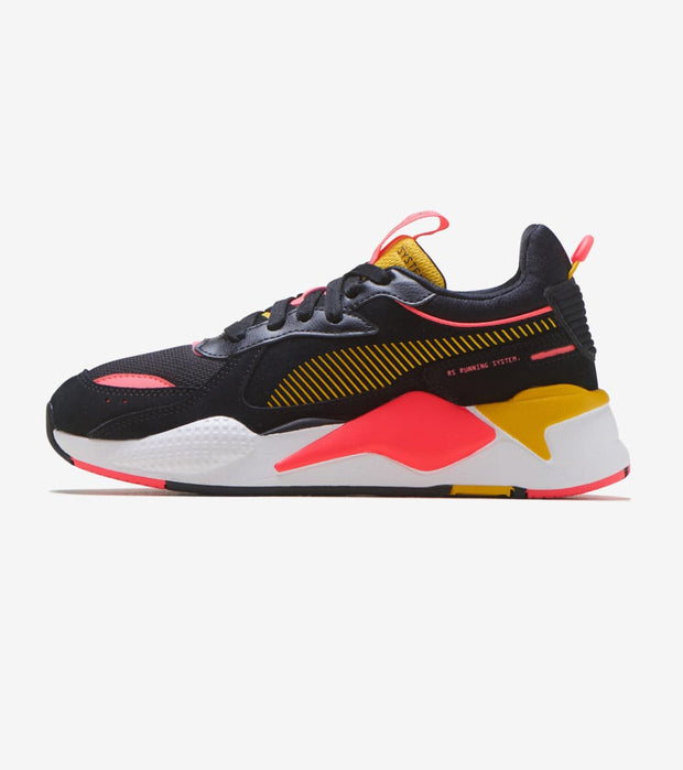 puma rsx black and pink