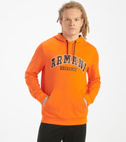 orange armani exchange hoodie