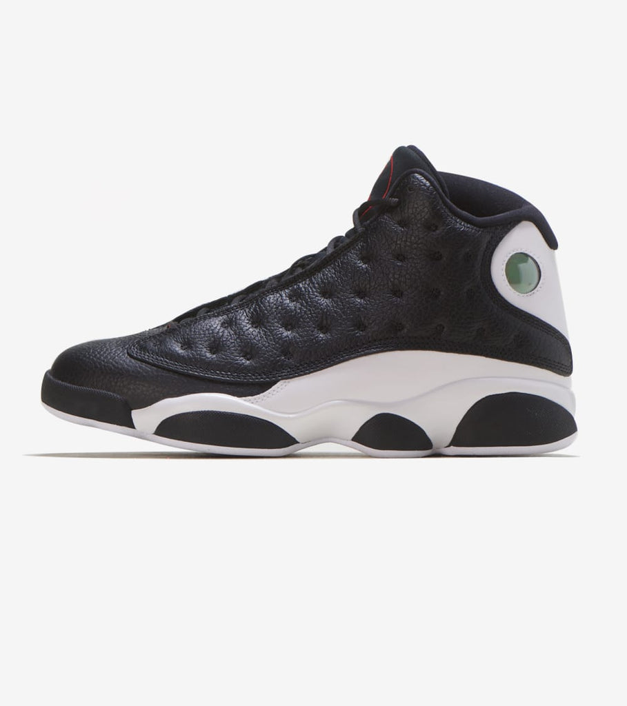 black and white jordan's 13