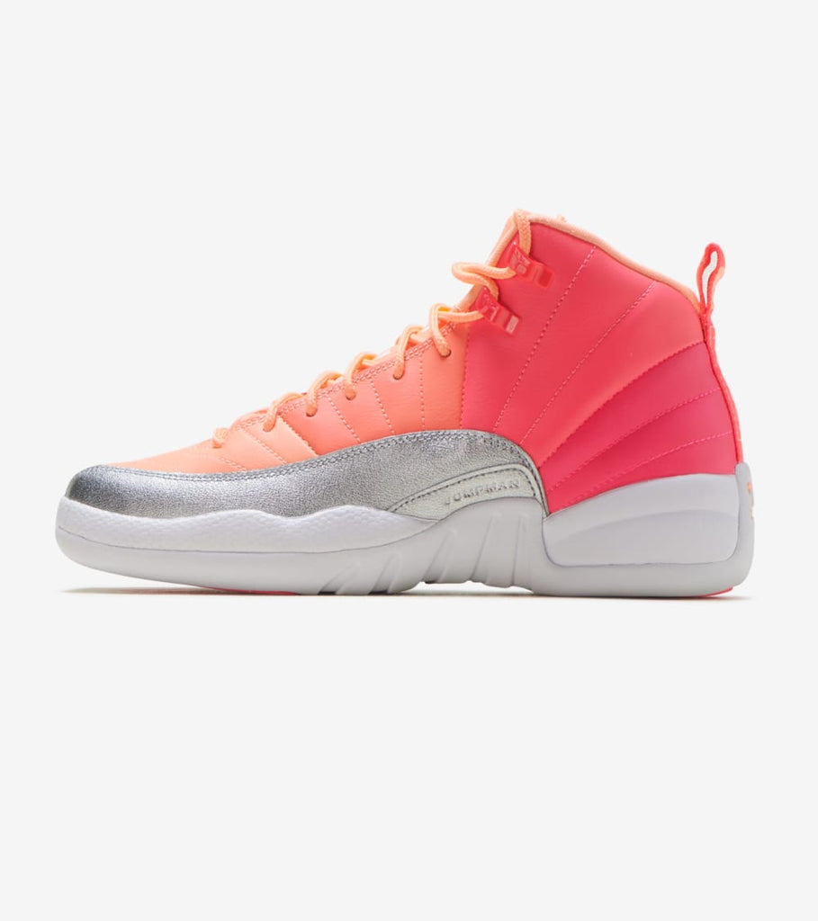 orange and pink jordan 12