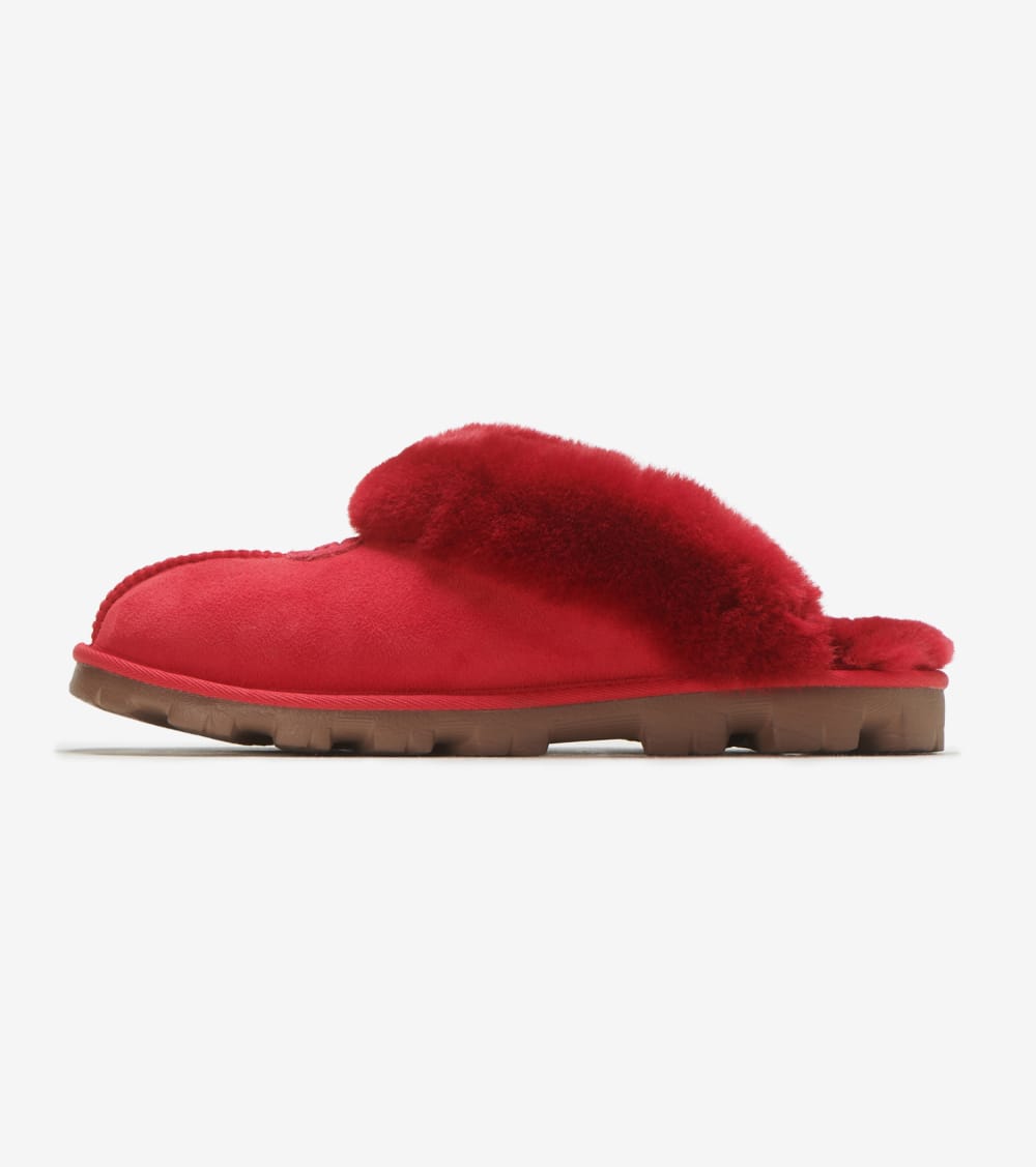 red ugg slippers size 9