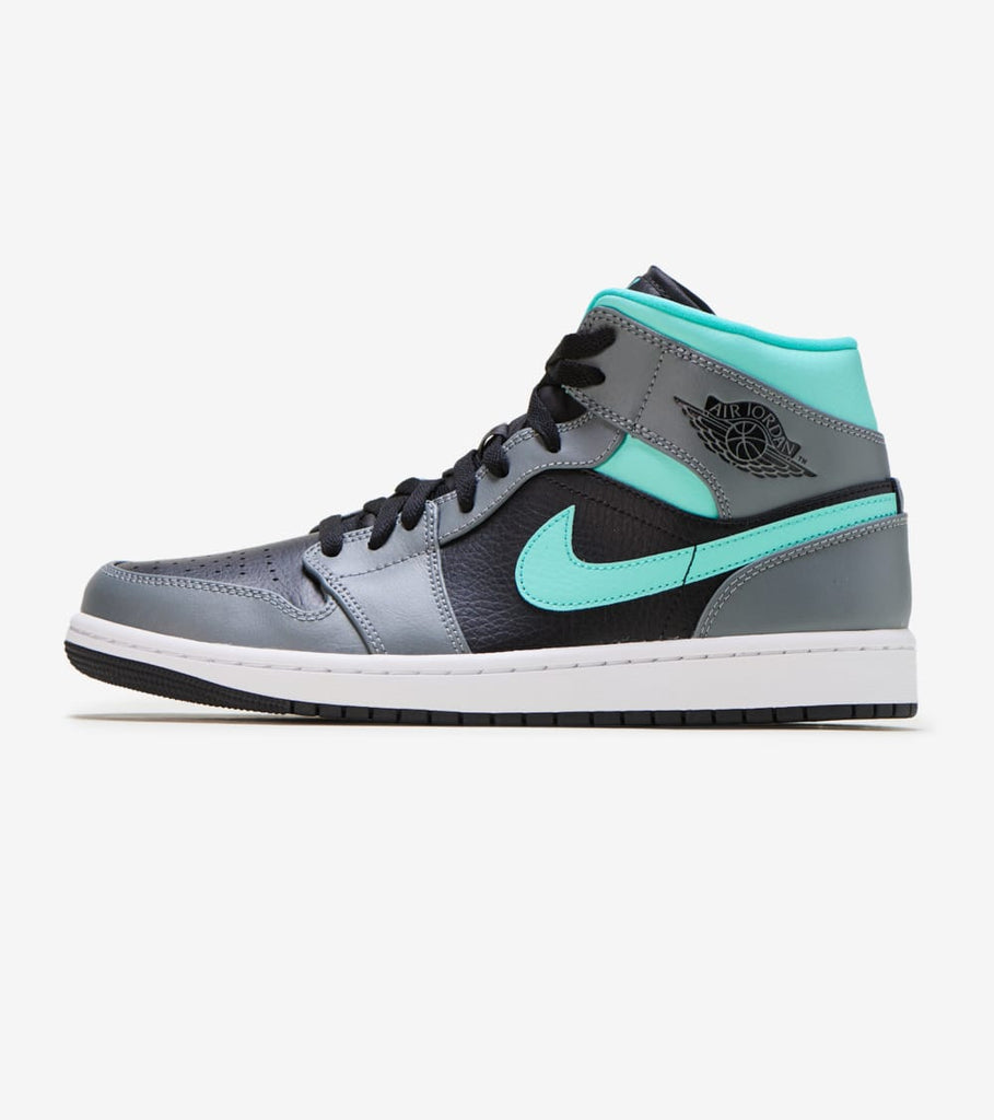 jordan 1 mid gray aqua