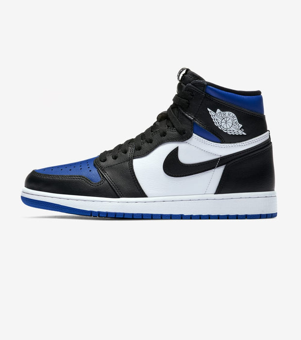 royal blue and black jordan 1 grade school