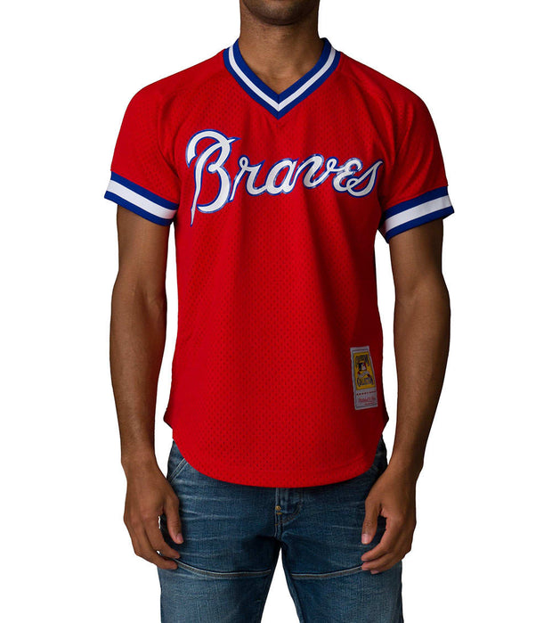 atlanta braves mitchell and ness jersey