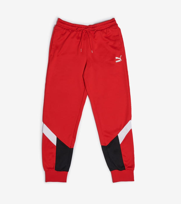 red puma track pants