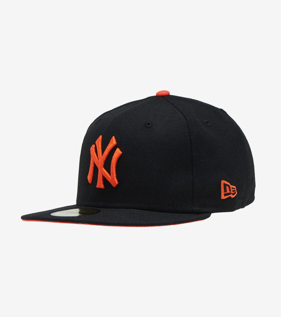 new era cap black orange