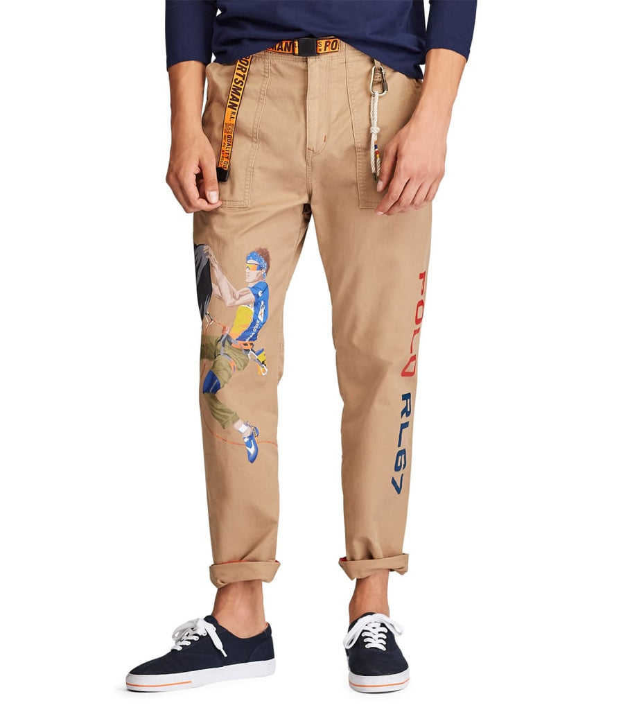 polo print pants