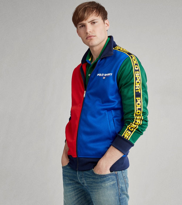 ralph lauren fleece track jacket