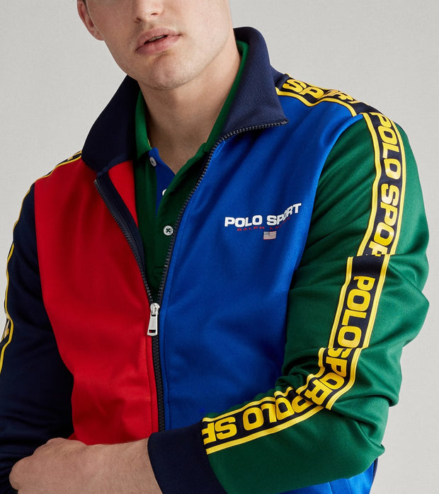 polo graphic track jacket