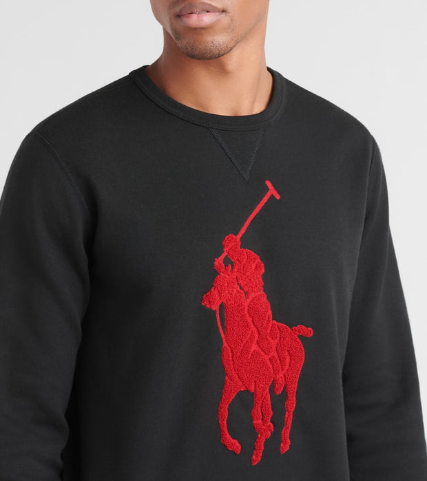 black and red ralph lauren sweatshirt