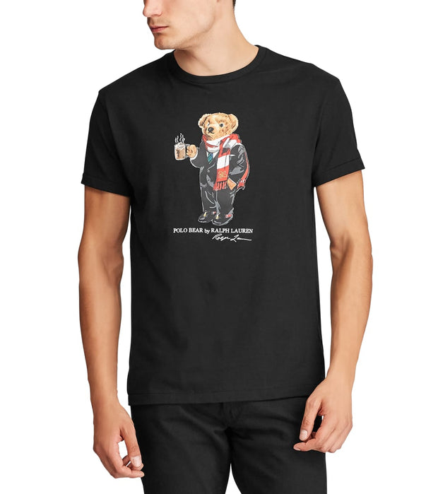 black polo bear t shirt