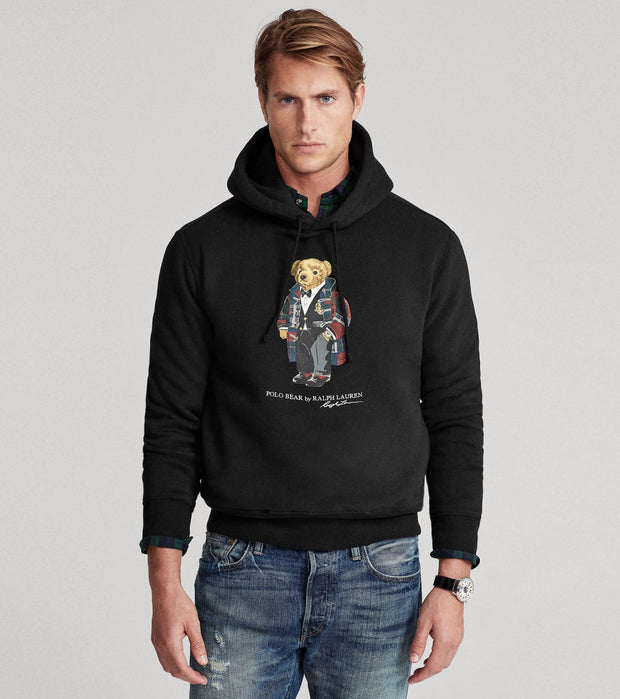 black polo bear hoodie