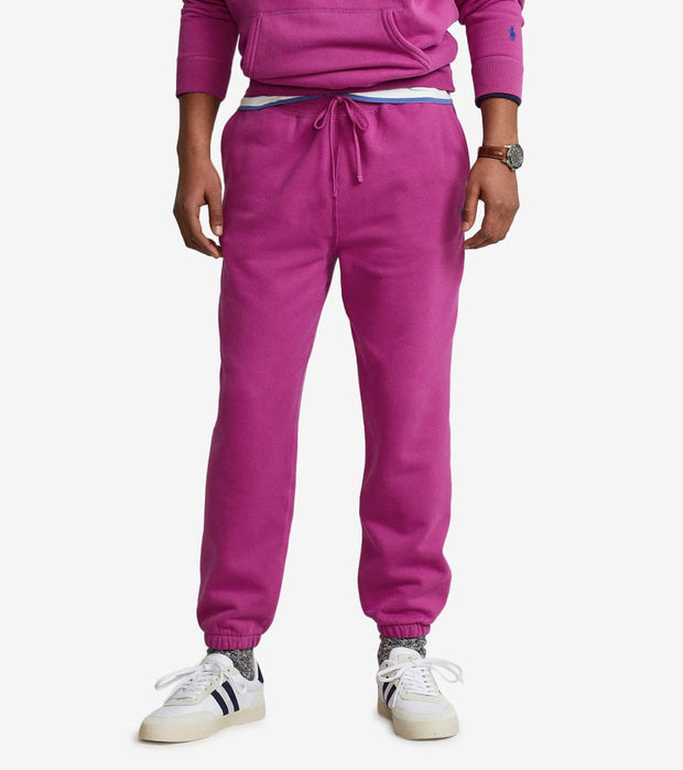 pink polo sweatpants