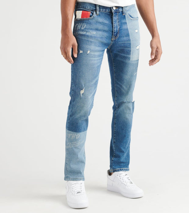 tommy hilfiger patchwork jeans