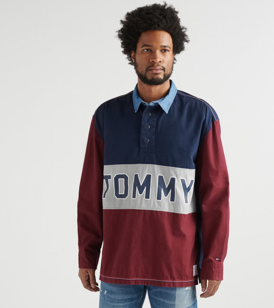 tommy jeans rugby shirt
