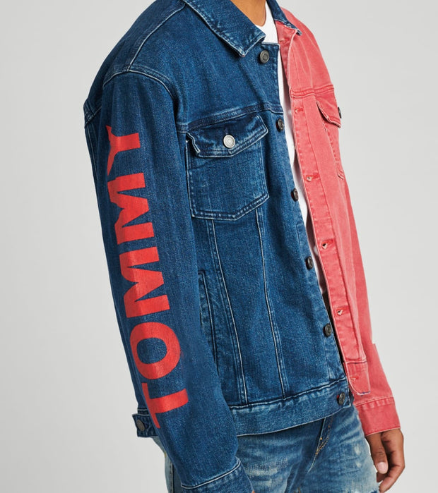 tommy jeans oversized trucker jacket