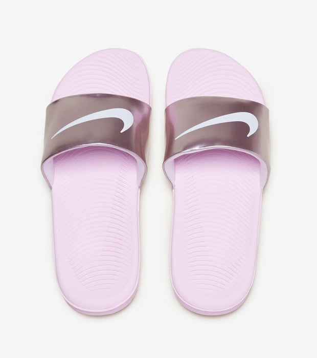 nike kawa slides junior pink