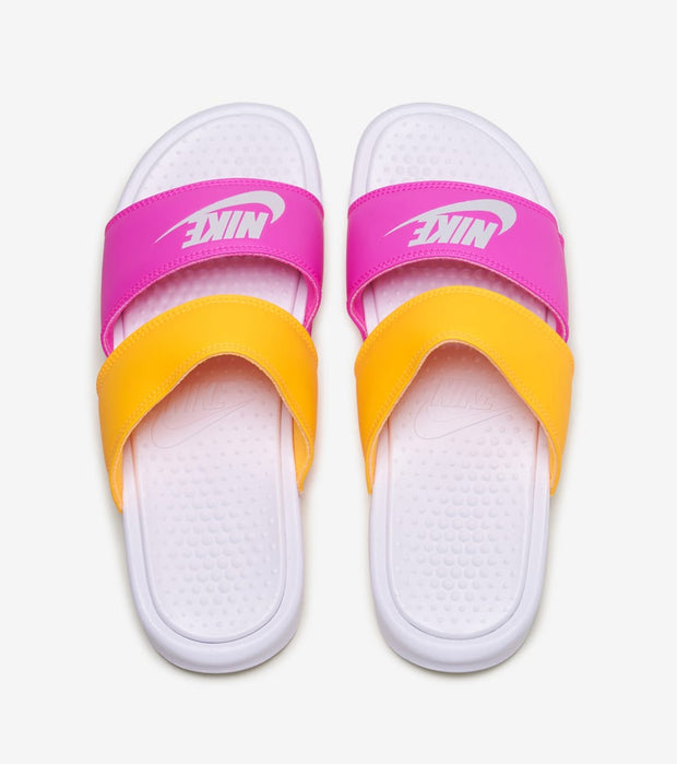 nike benassi duo ultra slide pink