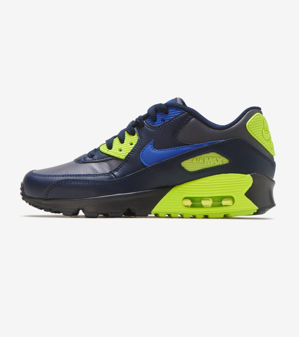 Nike Air Max 90 LTR Shoes in Grey/Volt 
