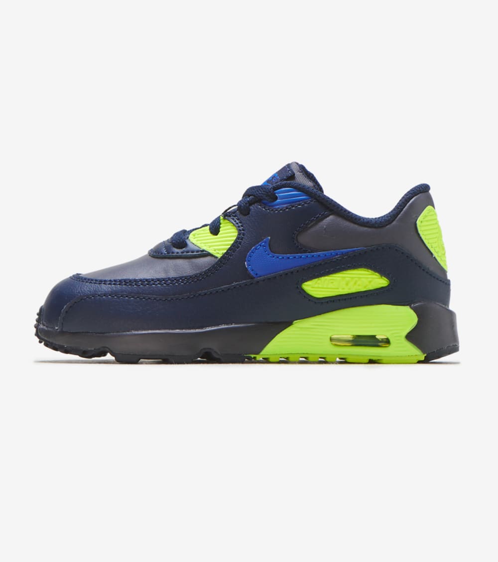 Nike Air Max 90 Shoes in Grey/Volt 