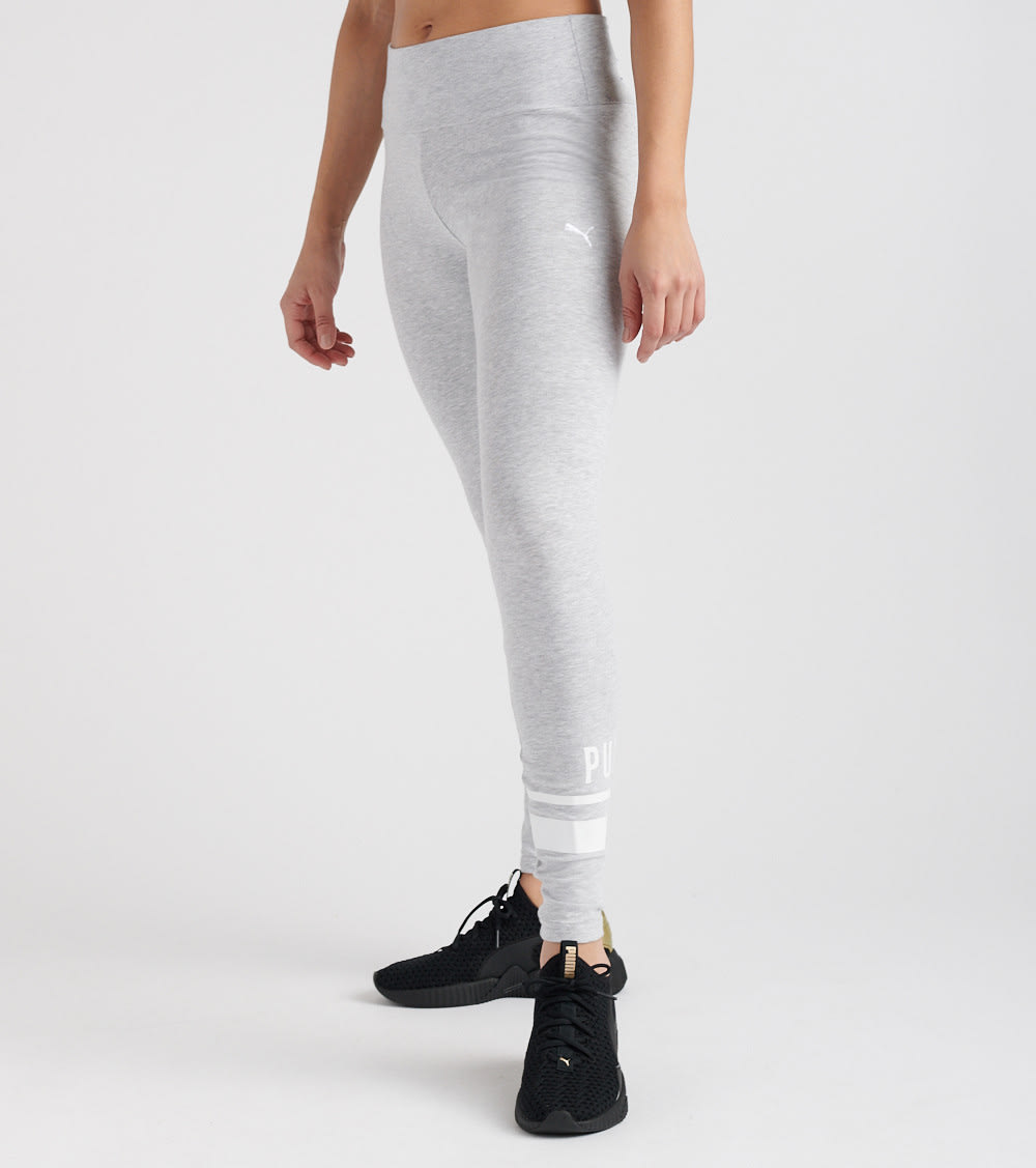 puma athletic logo leggings