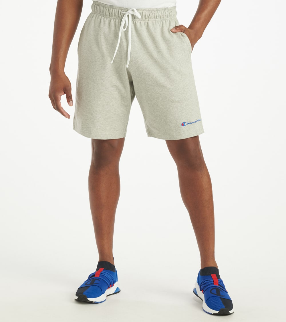 champion heathered jersey shorts