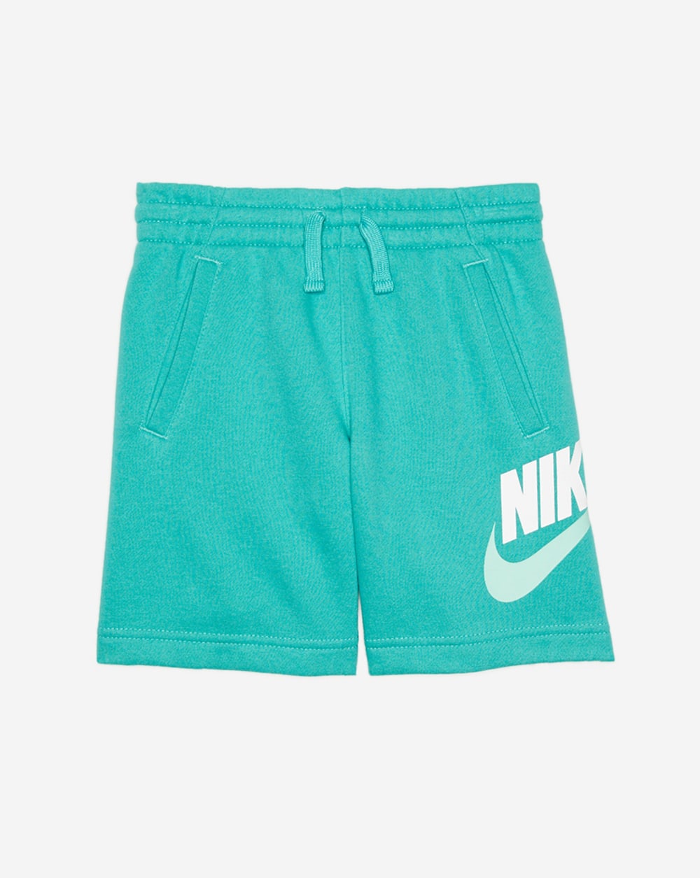 nike club shorts aqua