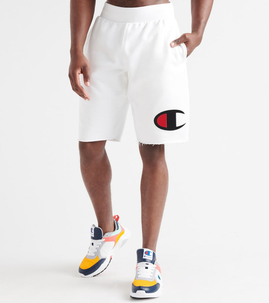 champion reverse weave cutoff active shorts