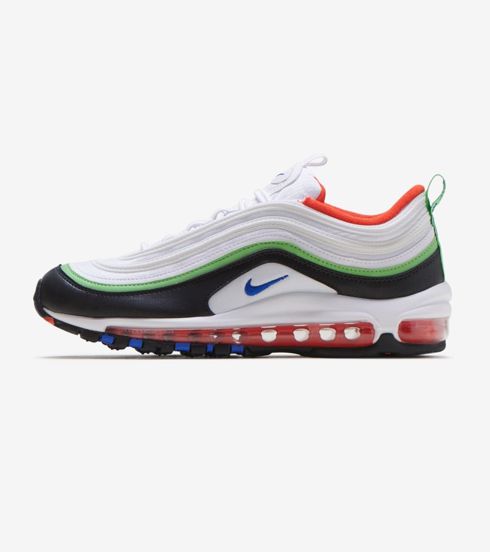 Nike Air Max 97 Shoes in White/Royal 