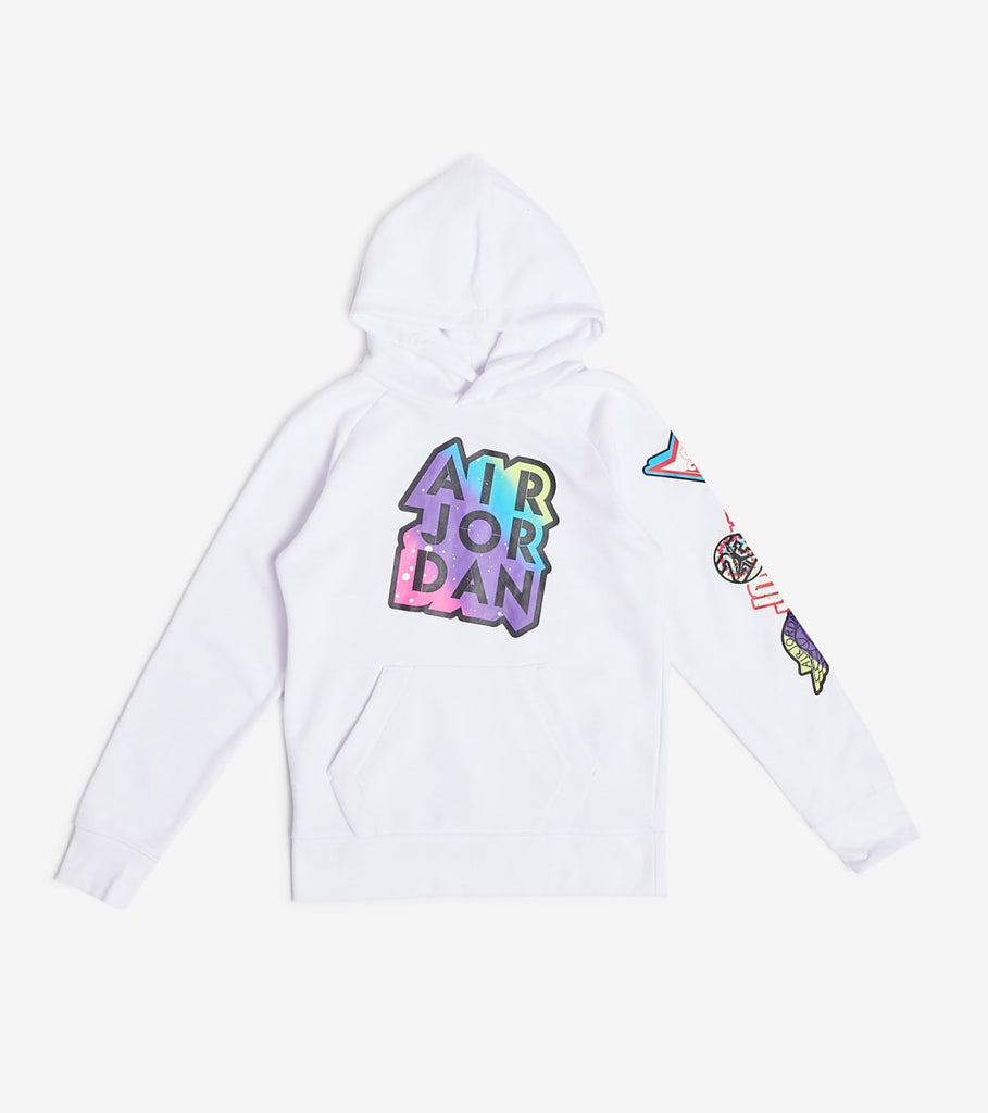 jordan sticker pullover hoodie