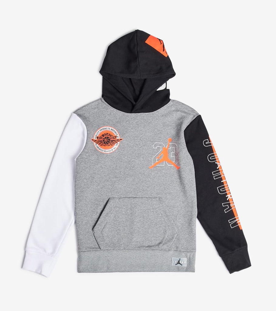 Jordan Boys Pullover Hoodie (Grey 