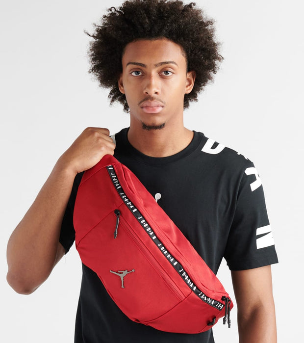Jordan Oversized Taping Crossbody Bag 