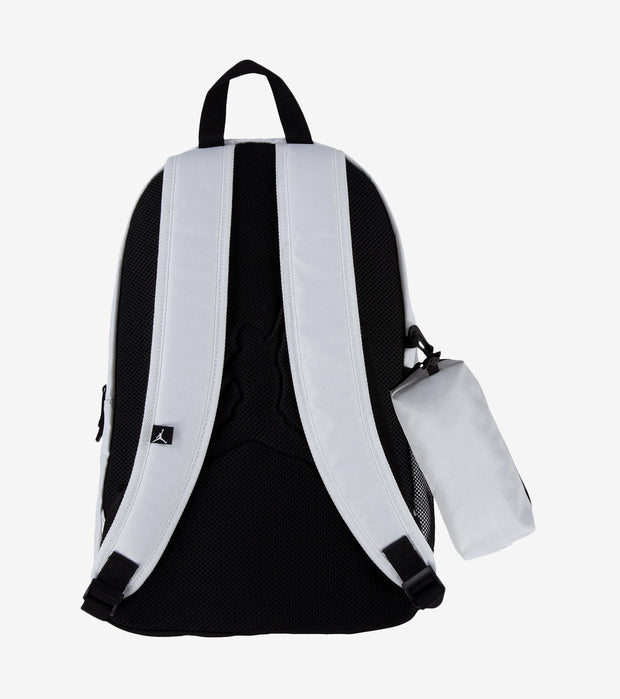 all white jordan backpack