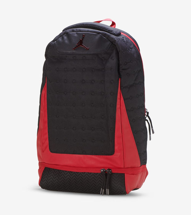red and black jordan backpack
