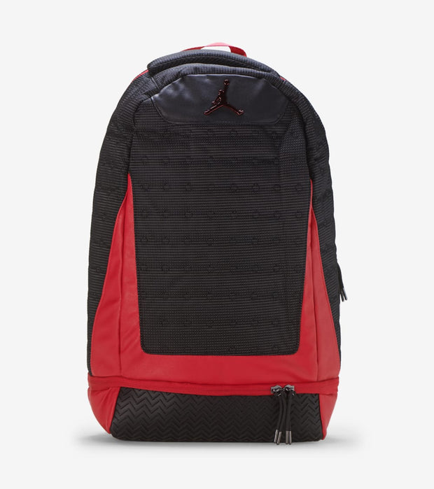 jordan red and black backpack