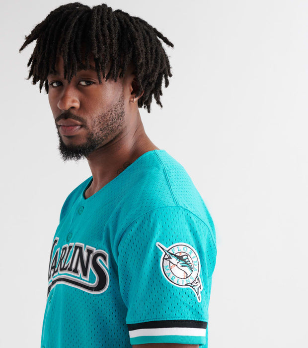 mitchell and ness marlins jersey