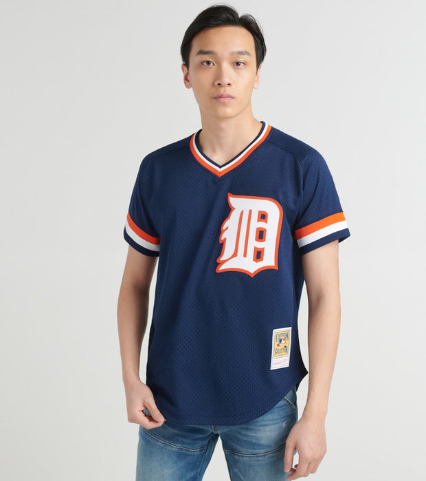 detroit tigers navy blue jersey