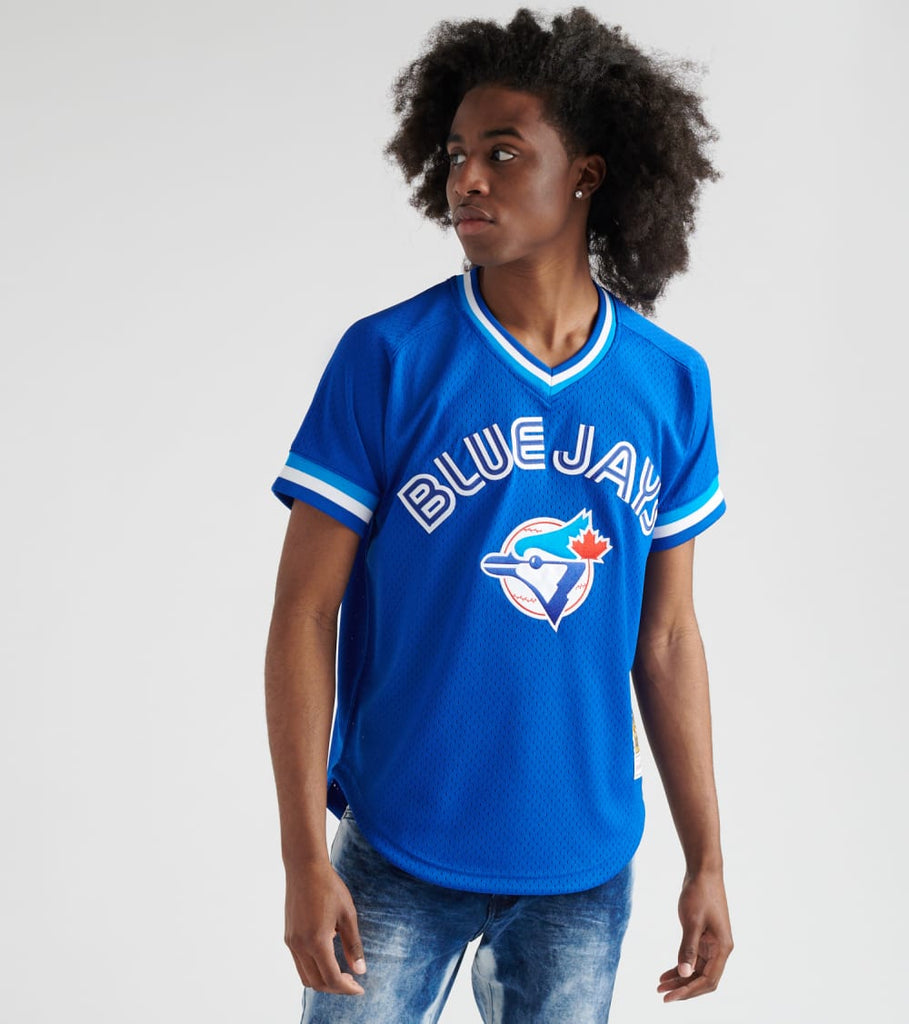 mitchell and ness blue jays jersey