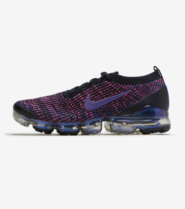 nike running vapormax flyknit 3. trainers in black