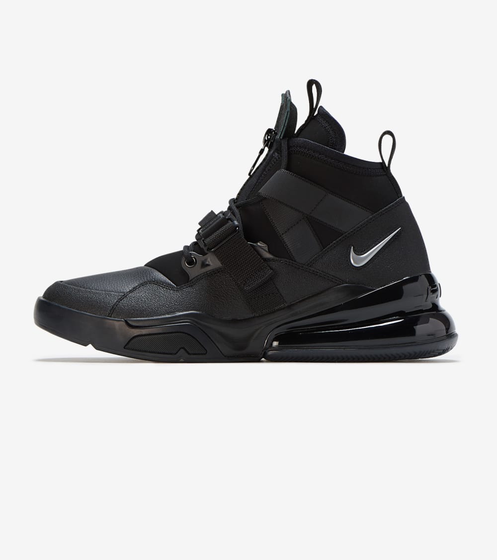 nike air force 270 mid black