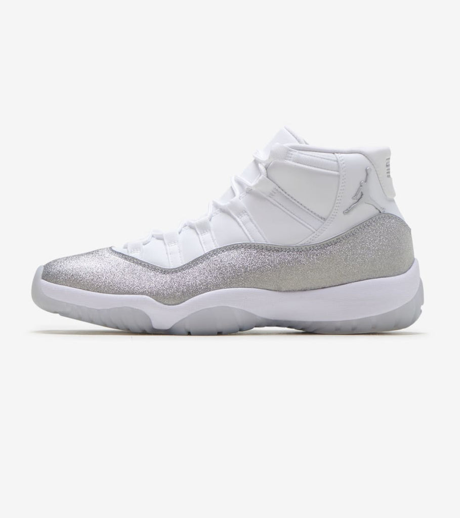 jordan 11 silver glitter grade school