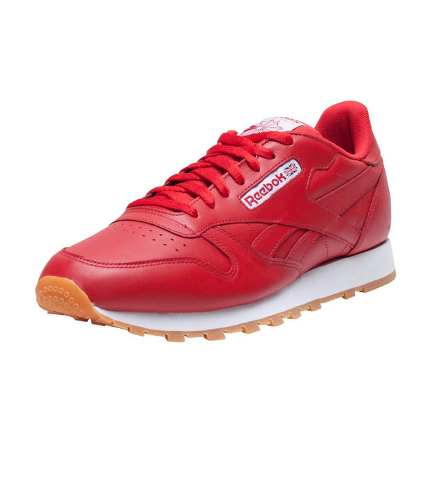 Reebok CLASSIC LEATHER GUM SNEAKER (Red 