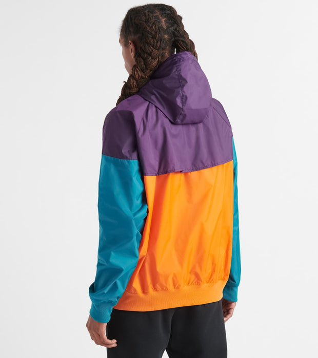 purple and turquoise nike jacket